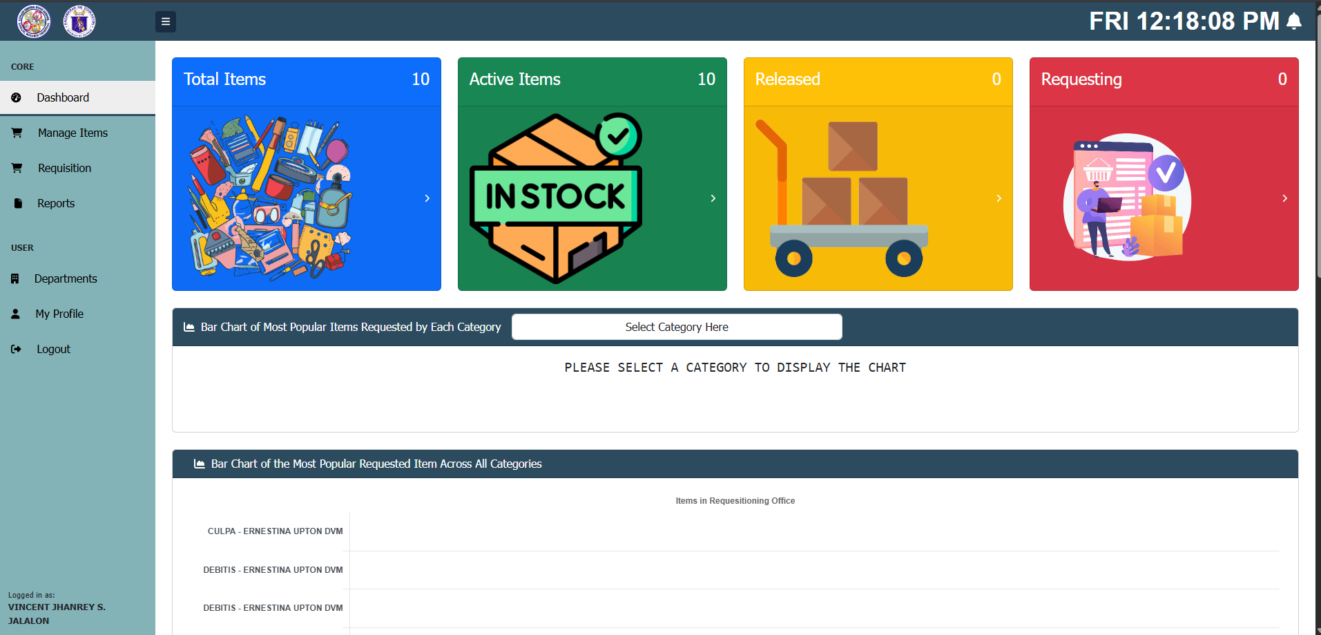 Items Management System